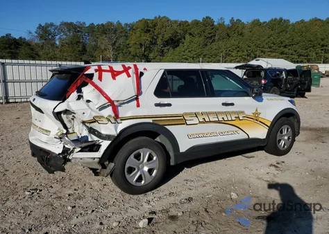 2020 Ford Explorer Police Interceptor z USA, uszkodzony, nr VIN 1FM5K8AB0LGD07948
